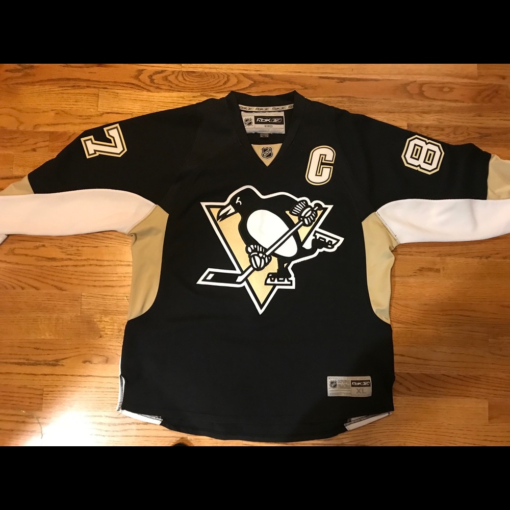 Sydney Crosby Reebok sewn on jersey XL